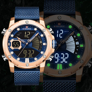 NAVIFORCE 9172 BLUE GOLD